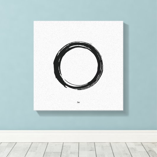 Zen Moment No.4 Canvas Afdruk (Insitu (Houten vloer))