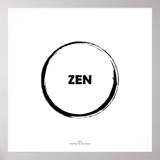 Zen Moment No.7 Poster (Voorkant)