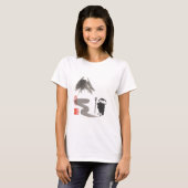 Zen Monk op reis T-shirt (Voorkant volledig)