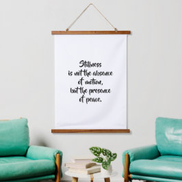 Zen Motiverende Citatum Muurkunst | Minimalistisch Hangend Wandkleed