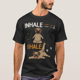 Zen Namaste Dier Meditatie Bulldog Yoga grappig T-shirt