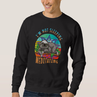 Zen Namaste Dier Mediteren Mandala Niet Slapen S Trui