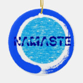 Zen Namaste - Yoga Xmas Ornaments Keramisch Ornament (Voorkant)