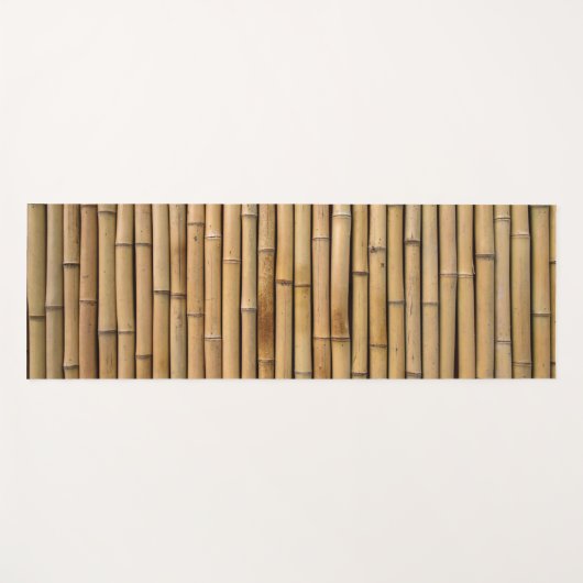 Zen Natural Bamboo Yogamat (Voorkant (horizontaal))