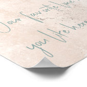 Zen neatral tone gouden mandala Indiase muur kunst Poster (Hoek)