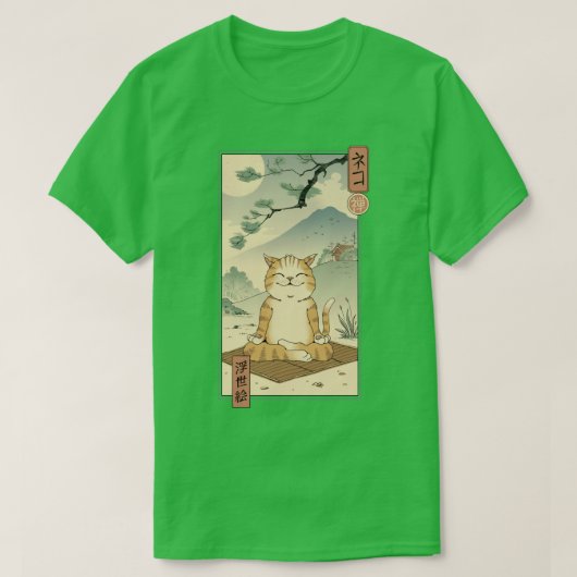 Zen Neko T-shirt (Design voorkant)