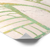 Zen neutrale toon gouden olifant yoga liefhebber m poster (Hoek)