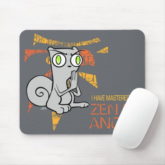 Zen of Anger Foamy Mousepad Muismat (Met muis)