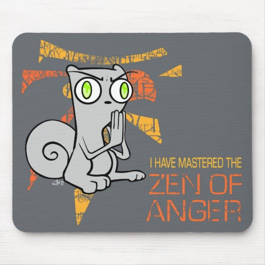 Zen of Anger Foamy Mousepad Muismat (Voorkant)