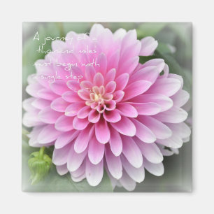 Zen of Simity Dahlia Magnet
