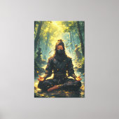 Zen of the Shadow Warrior Canvas Afdruk (Voorkant)