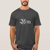 Zen Om Minimalist Zwart T-shirt (Voorkant)
