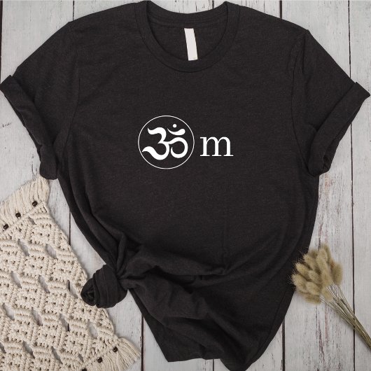 Zen Om Minimalist Zwart T-shirt