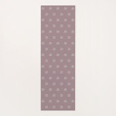 Zen Om-symboolpatroon stoffige roze Yogamat (Achterkant)