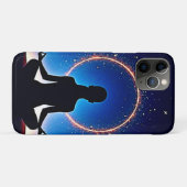 Zen onder de sterren: kosmische meditatie Case-Mate iPhone case (Achterkant (horizontaal))