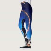 Zen onder de sterren: kosmische meditatie leggings (Links)