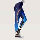 Zen onder de sterren: kosmische meditatie leggings (Rechts)
