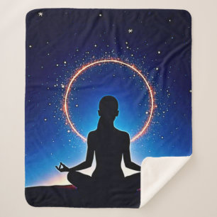 Zen onder de sterren: kosmische meditatie sherpa deken