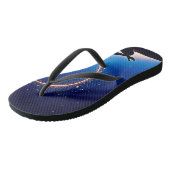Zen onder de sterren: kosmische meditatie teenslippers (Schuin)