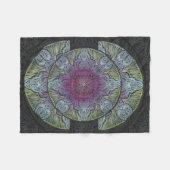 Zen Ontwaken, Reiki, genezing, chakra Fleece Deken (Voorkant (Horizontaal))