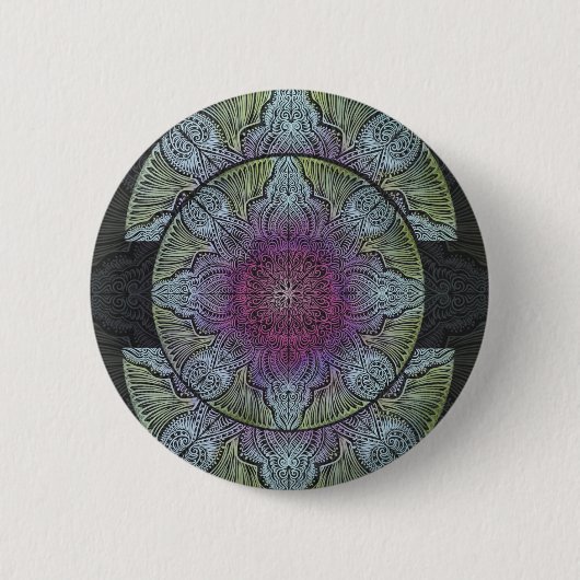Zen Ontwaken, Reiki, genezing, chakra Ronde Button 5,7 Cm (Voorkant)