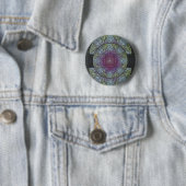 Zen Ontwaken, Reiki, genezing, chakra Ronde Button 5,7 Cm (In situ)