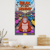 Zen op de Fast Lane Poster (Keuken)
