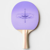 Zen Paars Water Drop Ocean Love Peace Inspiration Tafeltennisbatje (Voorkant)