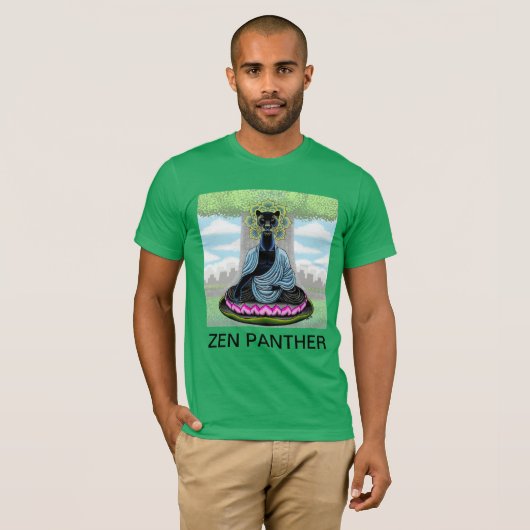 Zen Panther T-shirt (Voorkant volledig)