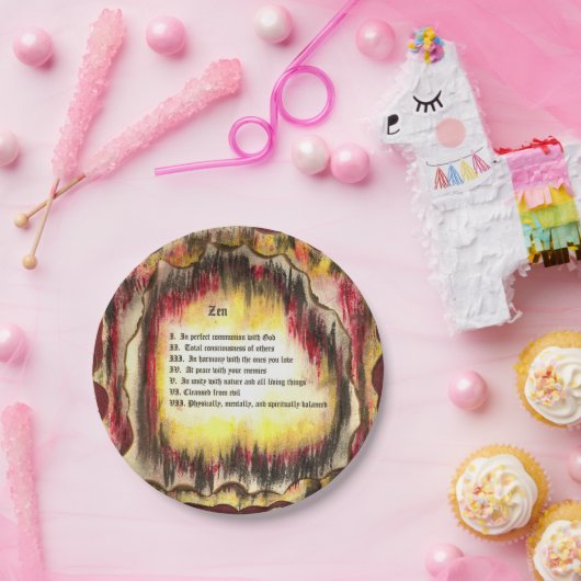 Zen Papieren Bordje (Feest)