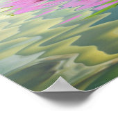 Zen paradise tuin,sereniteit,vreedzaam,yoga poster (Hoek)