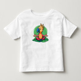 Zen Parrot - Tropische Meditatie Kunst Kinder Shirts