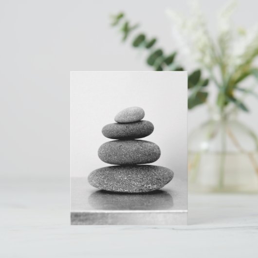 Zen Pebbles Briefkaart (Staand voorkant)