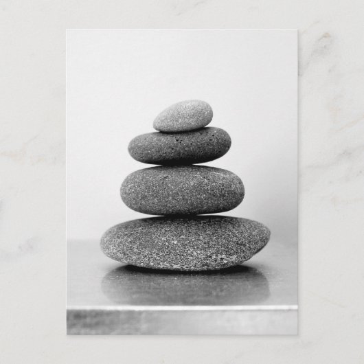 Zen Pebbles Briefkaart (Voorkant)