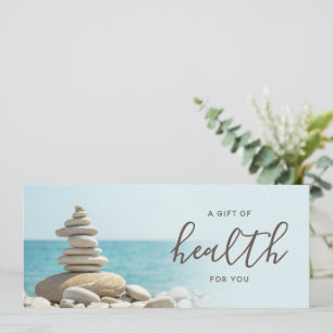 Zen Pebbles & Ocean Chiropractic Gift Certificate