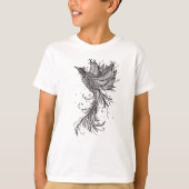 Zen Phoenix Kinder T-Shirt (Voorkant)