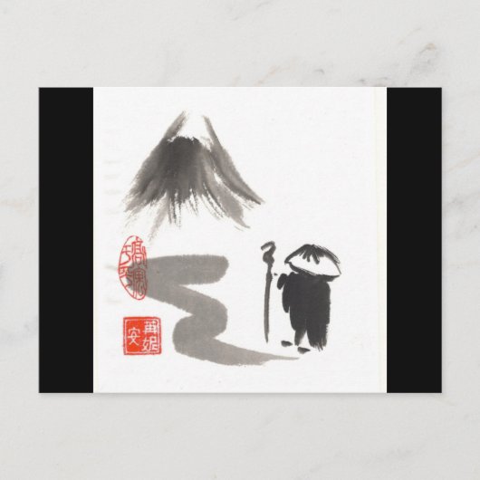 Zen Pilgrim Briefkaart (Voorkant)