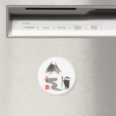 Zen Pilgrim Magnet (Insitu (Vaatwasser))