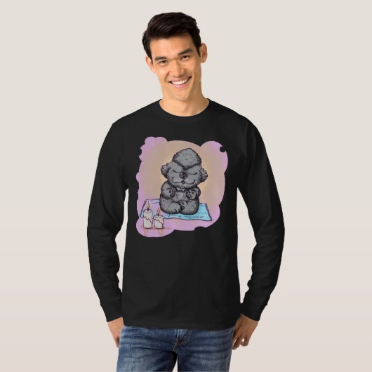 Zen Poodle T-shirt (Voorkant volledig)
