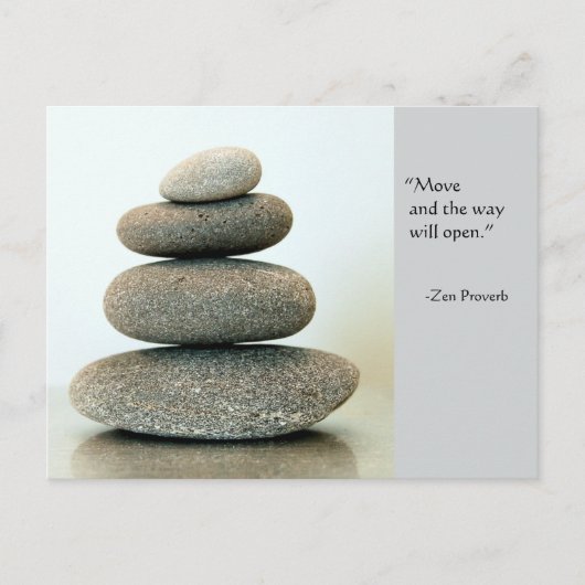 Zen Proverb Briefkaart (Voorkant)