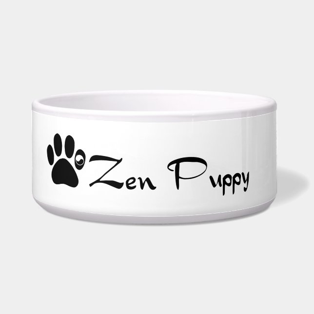 ZEN PUPPY PET BOWL large Voerbakje (Voorkant)