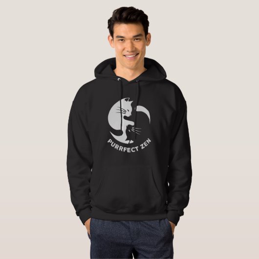Zen Purrfect Zen Relaxed Fit Hoodie (Voorkant volledig)