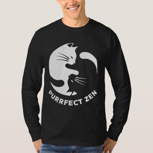Zen Purrfect Zen Relaxed Fit T-shirt (Voorkant)