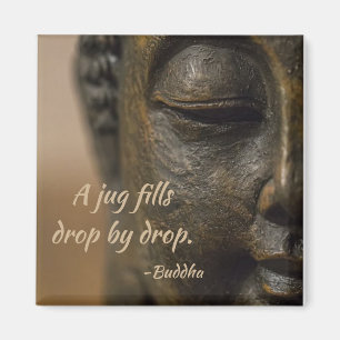 Zen Quote Buddha Statue Magneet