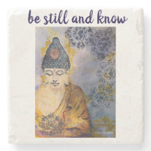 Zen Quote Buddha Stone Onderzetter