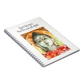 Zen Quote Buddha Waterverf Art Spiral notebook Notitieboek (Rechterzijde)