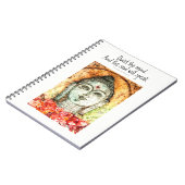 Zen Quote Buddha Waterverf Art Spiral notebook Notitieboek (Linkerzijde)