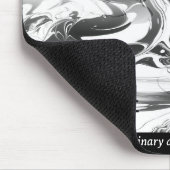 Zen Quote Monochrome Oriental Kanji Muismat (Hoek)