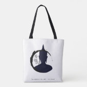 Zen Quote: Wijsheid en Meditatie Canvas tas (Achterkant)
