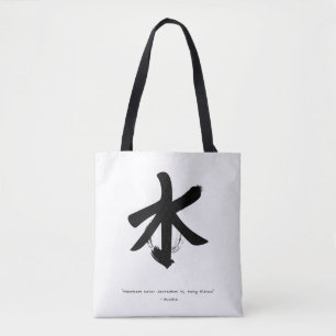 Zen Quote: Wijsheid en Meditatie Canvas tas